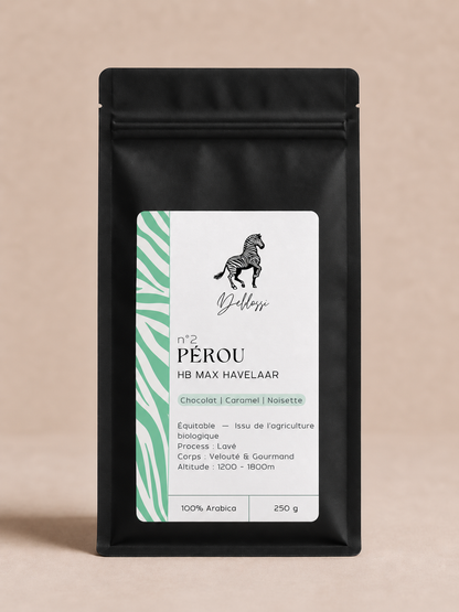 Sachet Pérou · San Ignacio, 250 g, vue de face